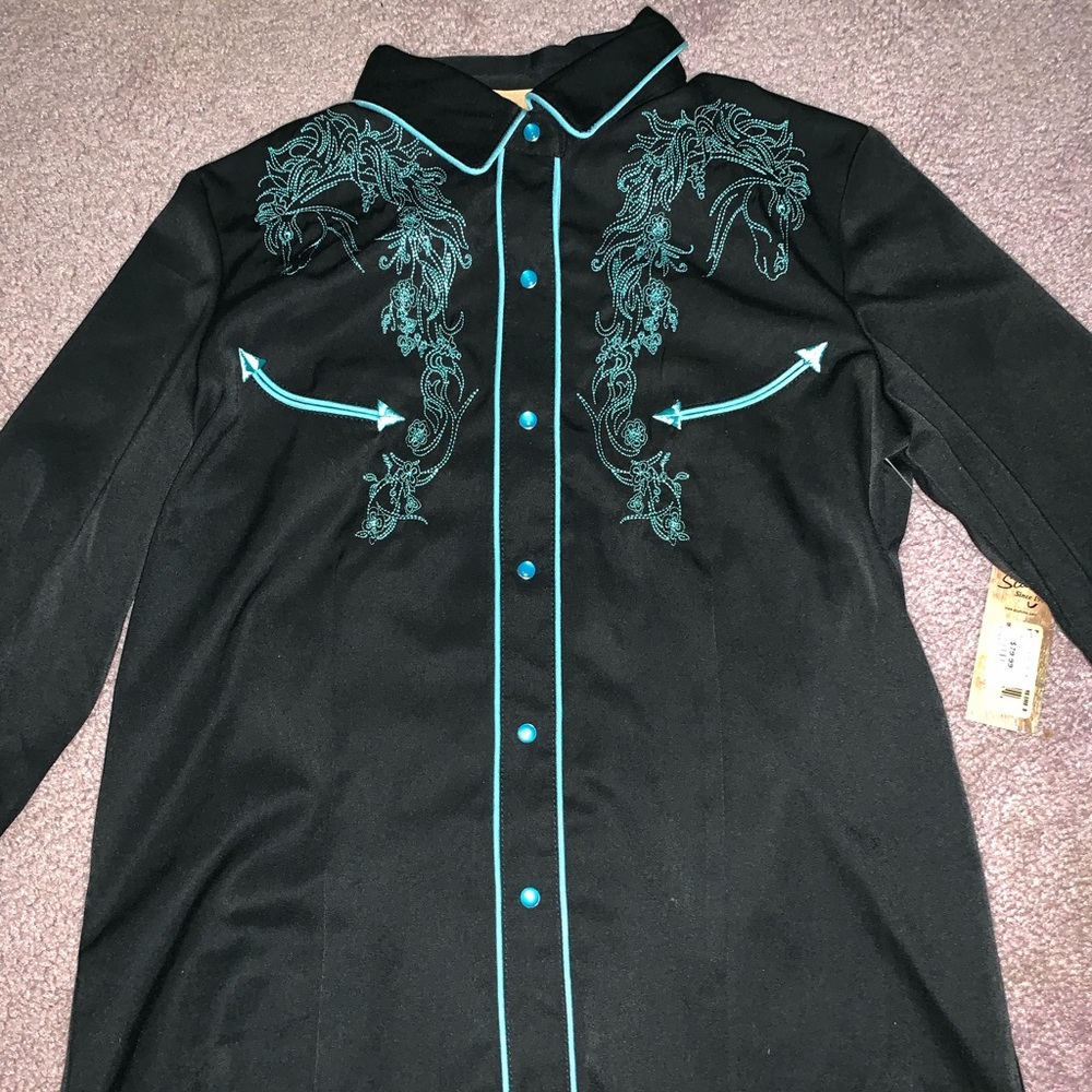 Black Western Shirt